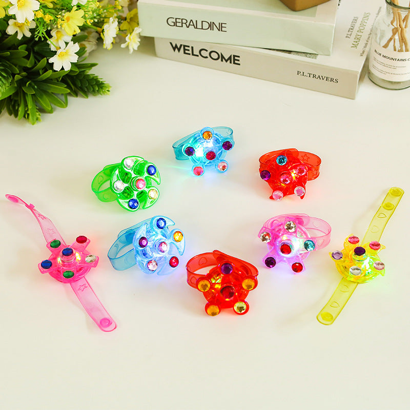 Children's spinning top watch toy