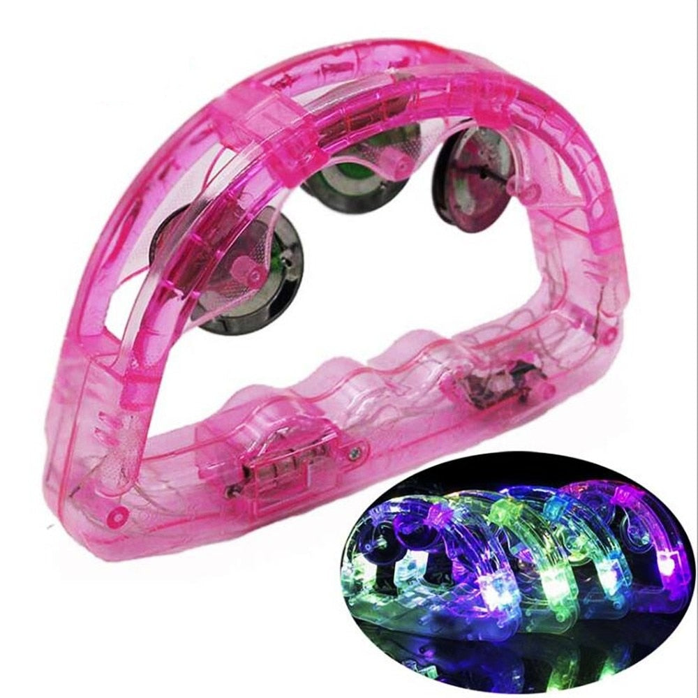 LED Sensory Tambourine Musical Instrument