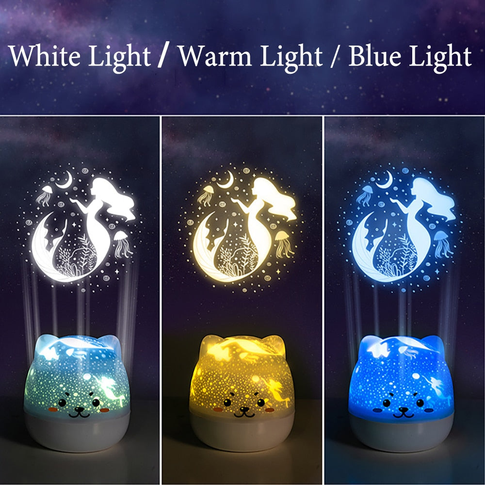 Cute Bear LED Night Lamp with music