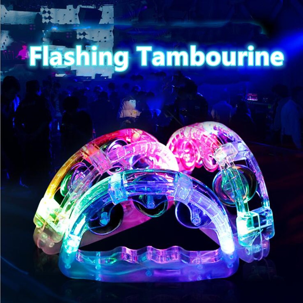 LED Sensory Tambourine Musical Instrument