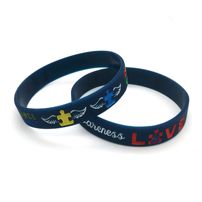 1PC Autism Awareness Wrist band
