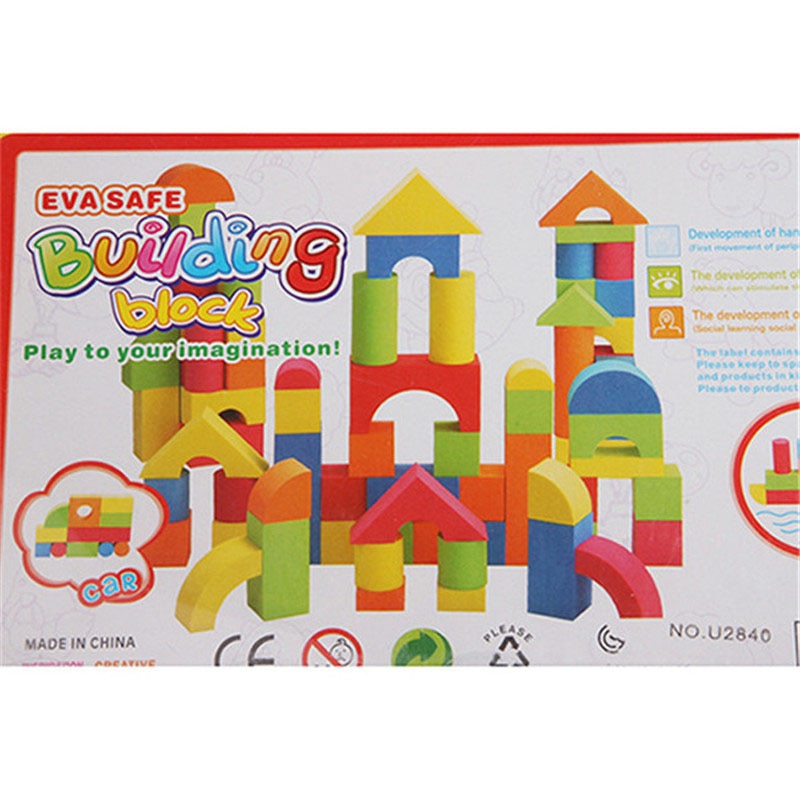 Educational and Fun 38PCS Foam Building Blocks