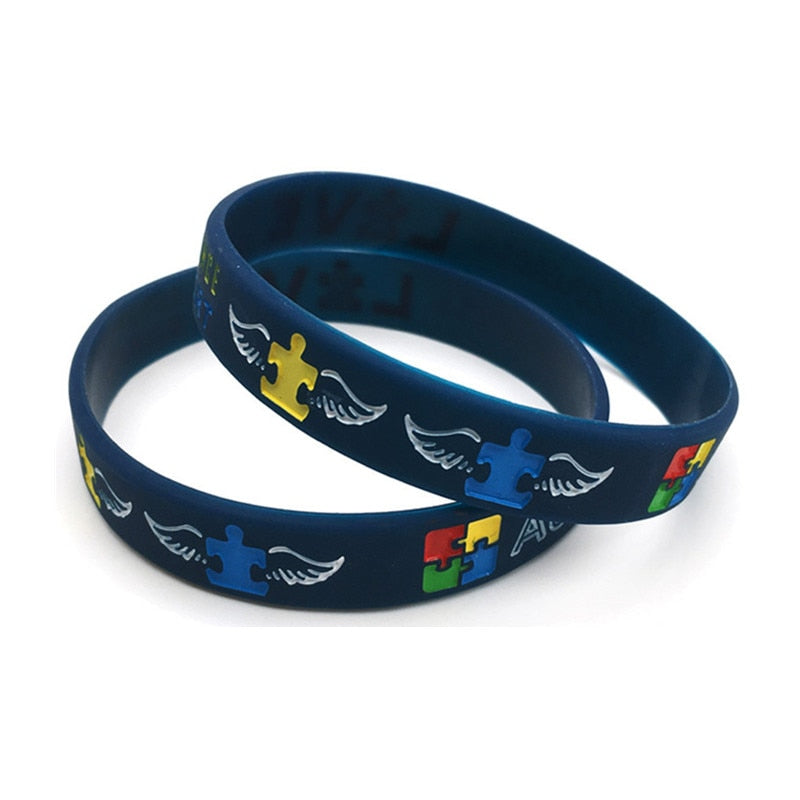 1PC Autism Awareness Wrist band