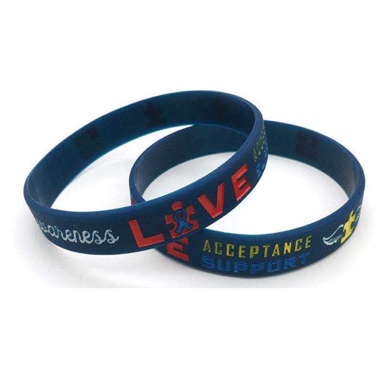 1PC Autism Awareness Wrist band