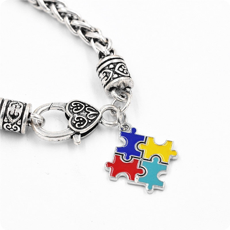 Autism Awareness Charm Bracelet