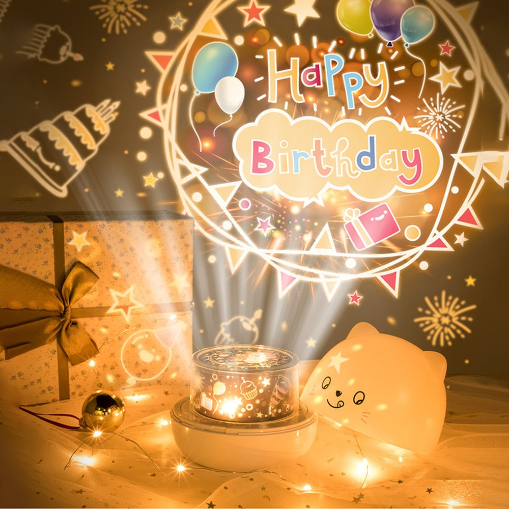 Cute Bear LED Night Lamp with music