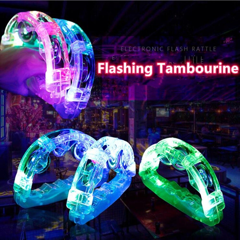 LED Sensory Tambourine Musical Instrument