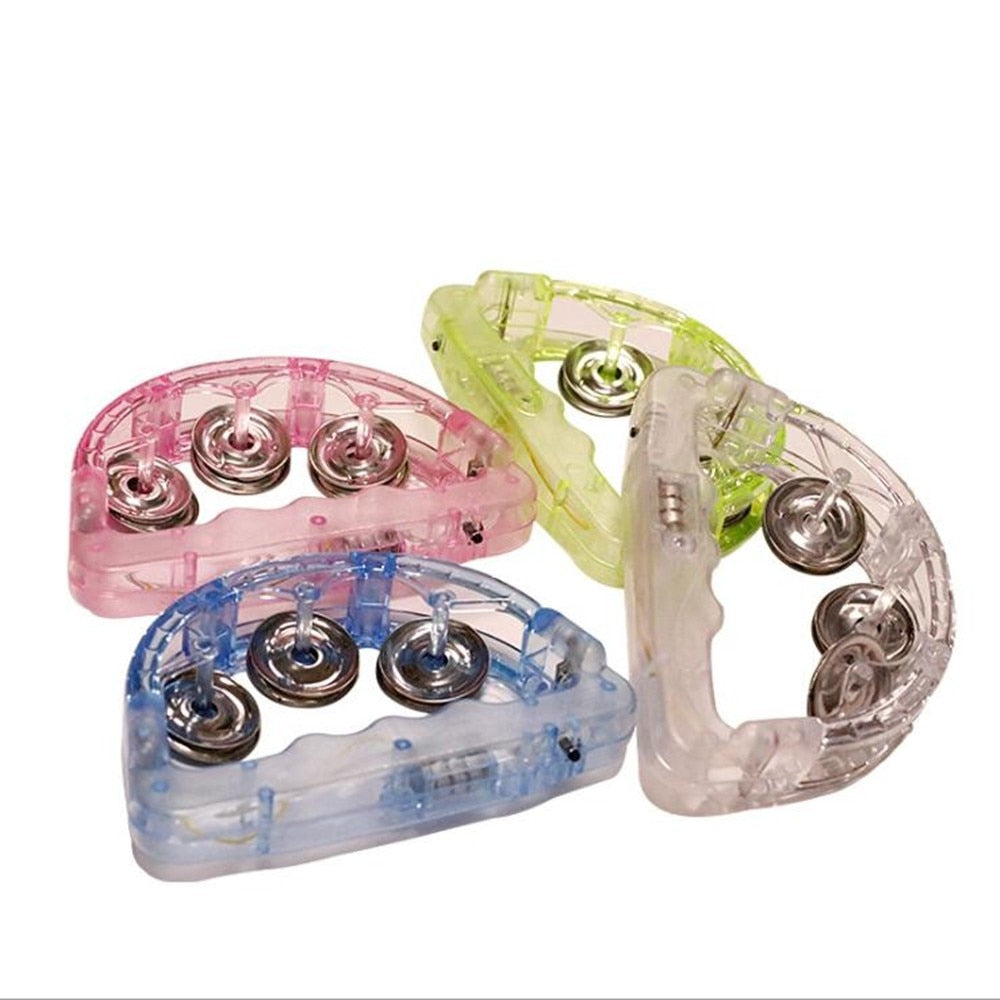 LED Sensory Tambourine Musical Instrument