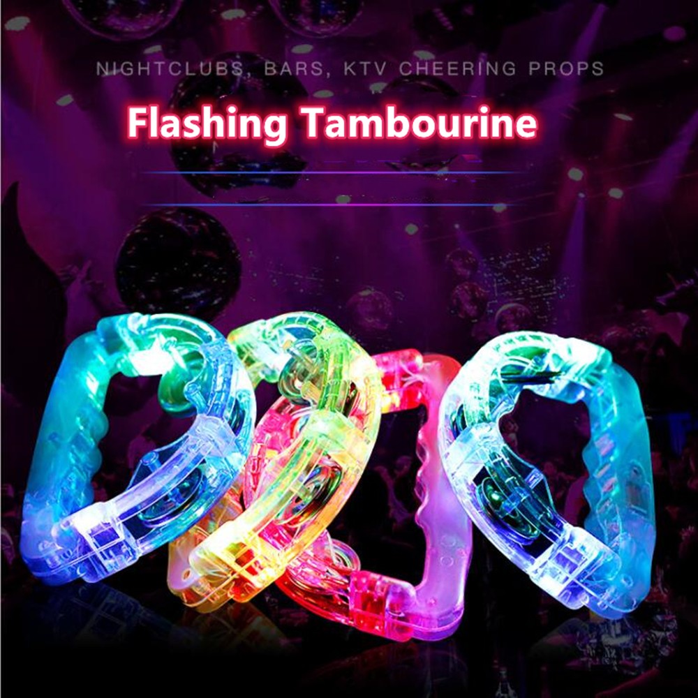 LED Sensory Tambourine Musical Instrument