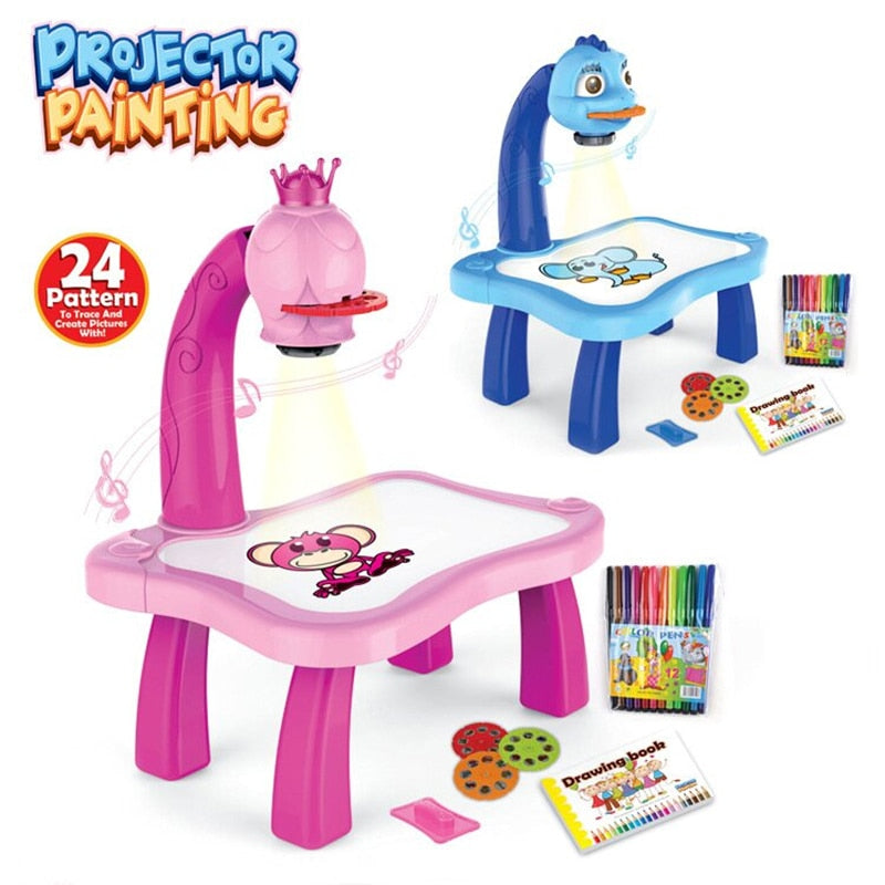 Mini Led Projector Drawing Table