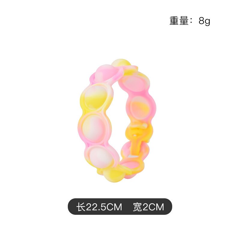 Fidget Toys for Children Push Pops Bracelet