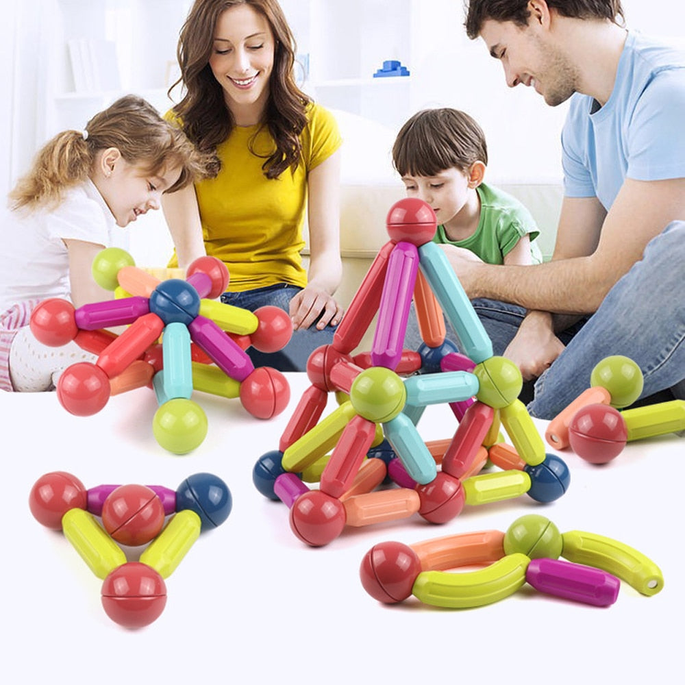 Educational Fun Magnetic Building Blocks
