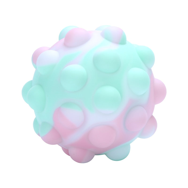 Rainbow Anti-stress Ball Push Bubble