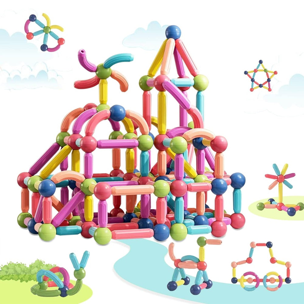 Educational Fun Magnetic Building Blocks