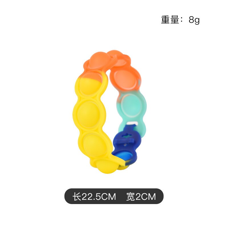 Fidget Toys for Children Push Pops Bracelet