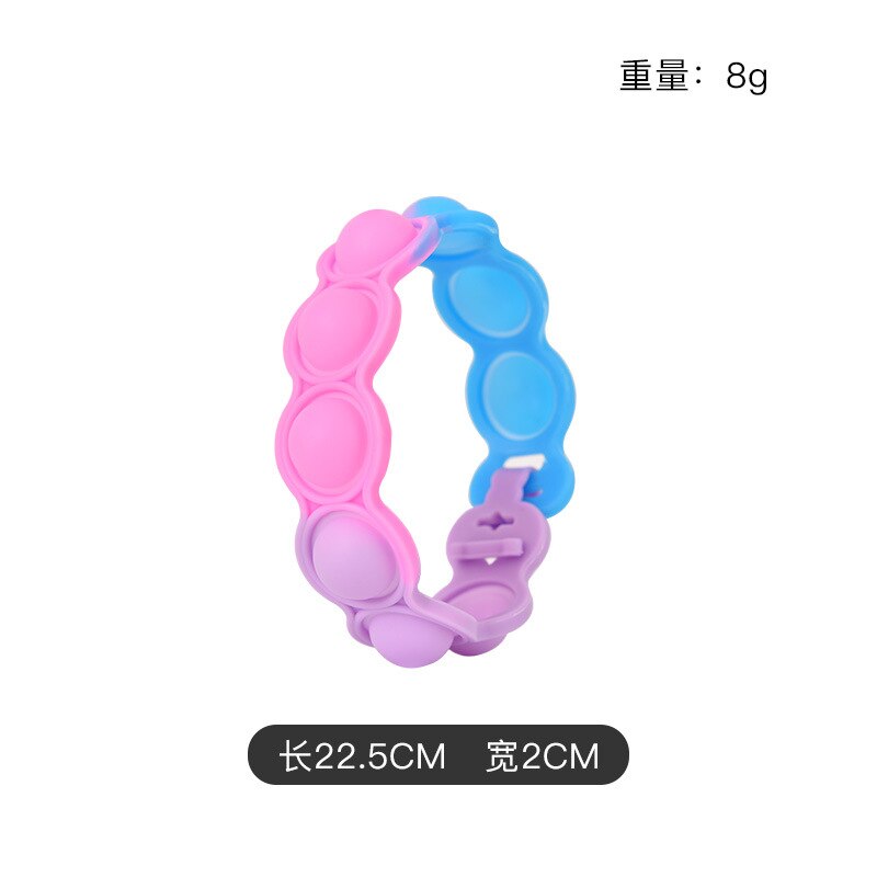 Fidget Toys for Children Push Pops Bracelet