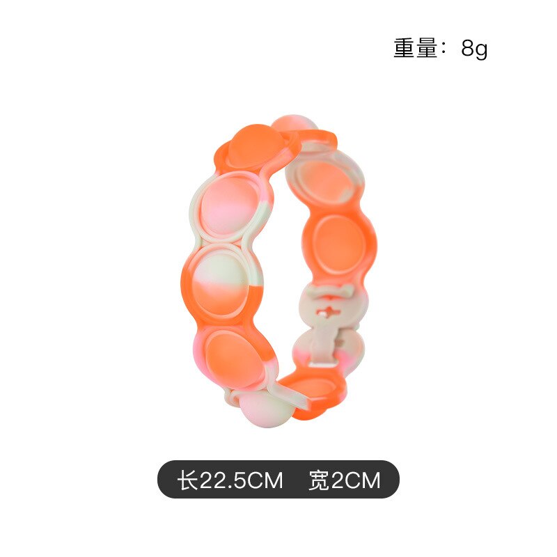 Fidget Toys for Children Push Pops Bracelet