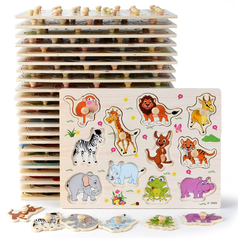 Wooden 3D Puzzles Educational