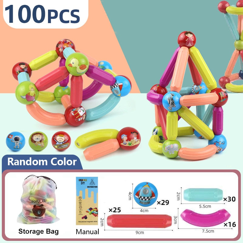 Educational Fun Magnetic Building Blocks