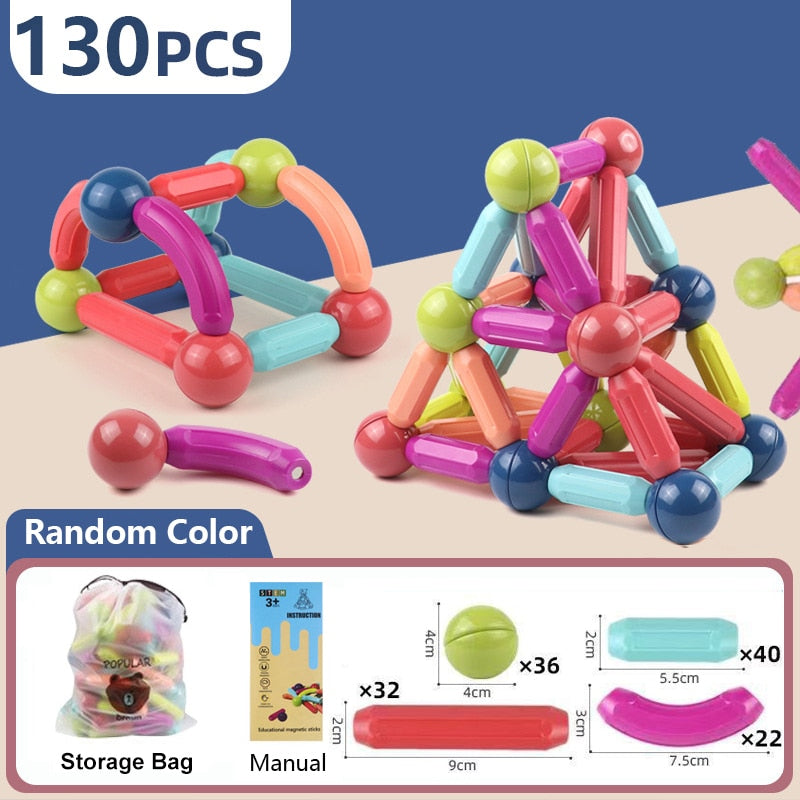 Educational Fun Magnetic Building Blocks