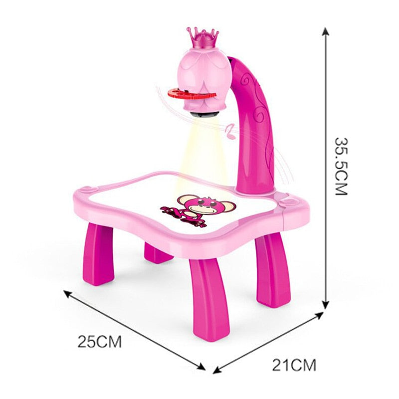 Mini Led Projector Drawing Table