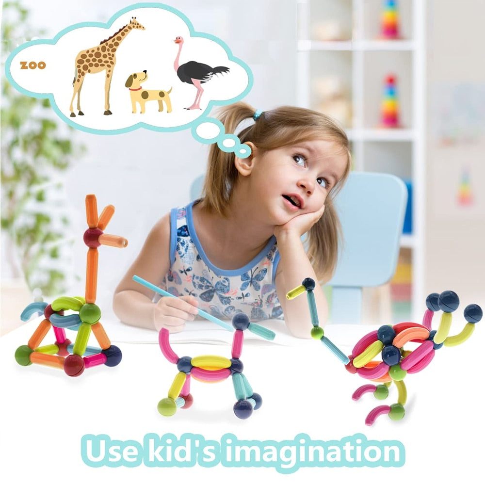 Educational Fun Magnetic Building Blocks