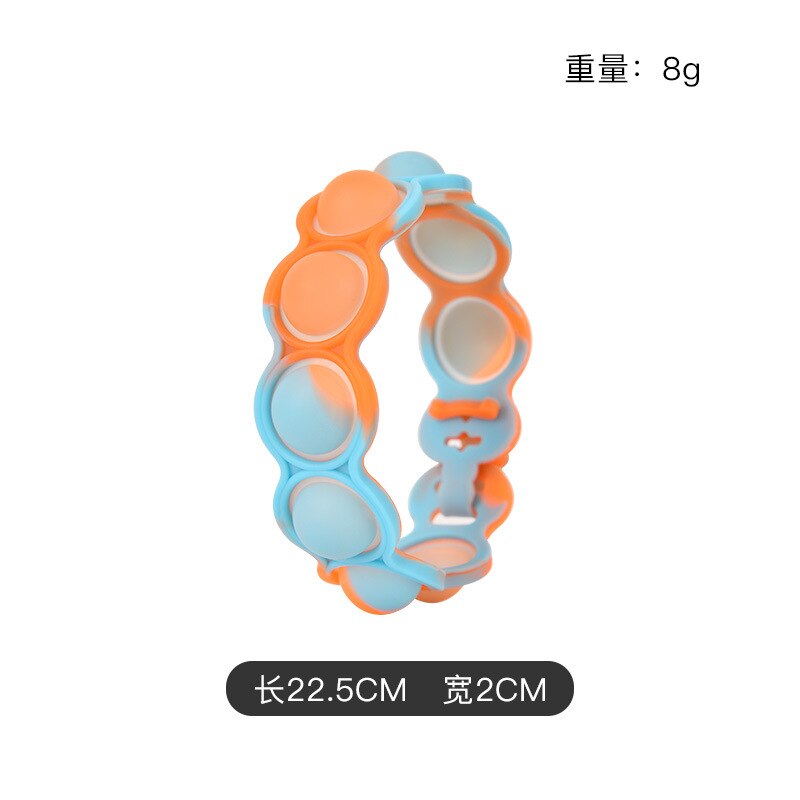 Fidget Toys for Children Push Pops Bracelet