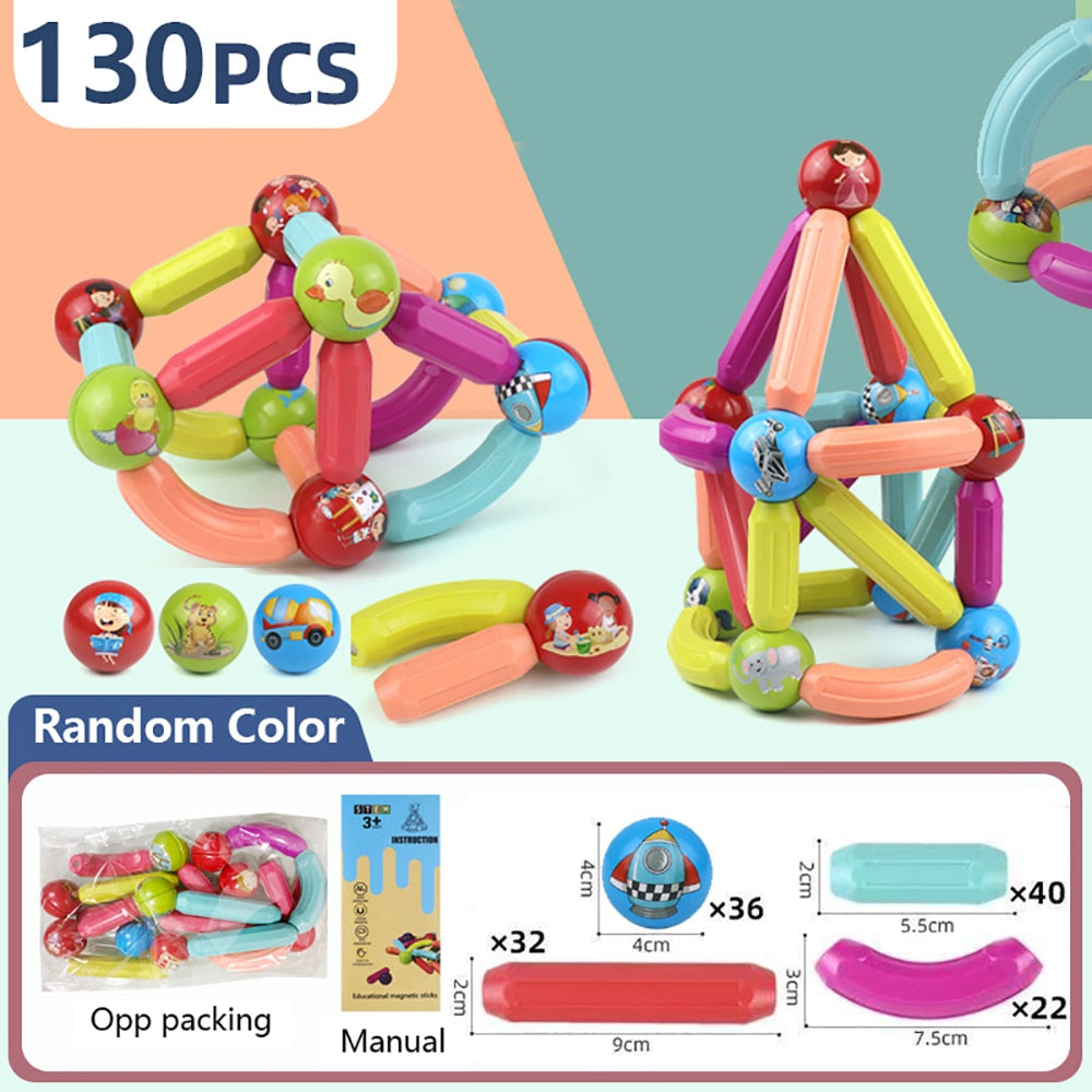 Educational Fun Magnetic Building Blocks