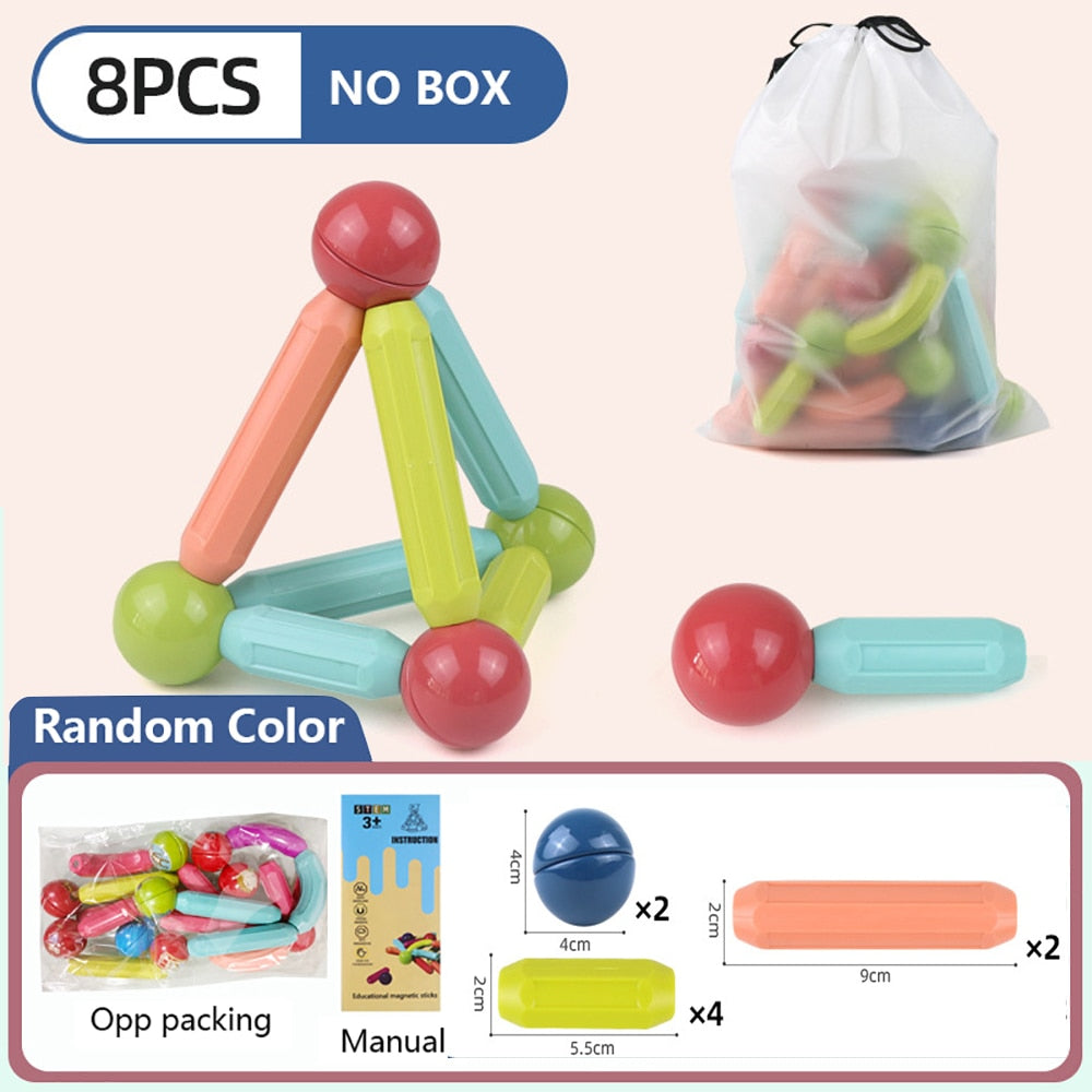 Educational Fun Magnetic Building Blocks
