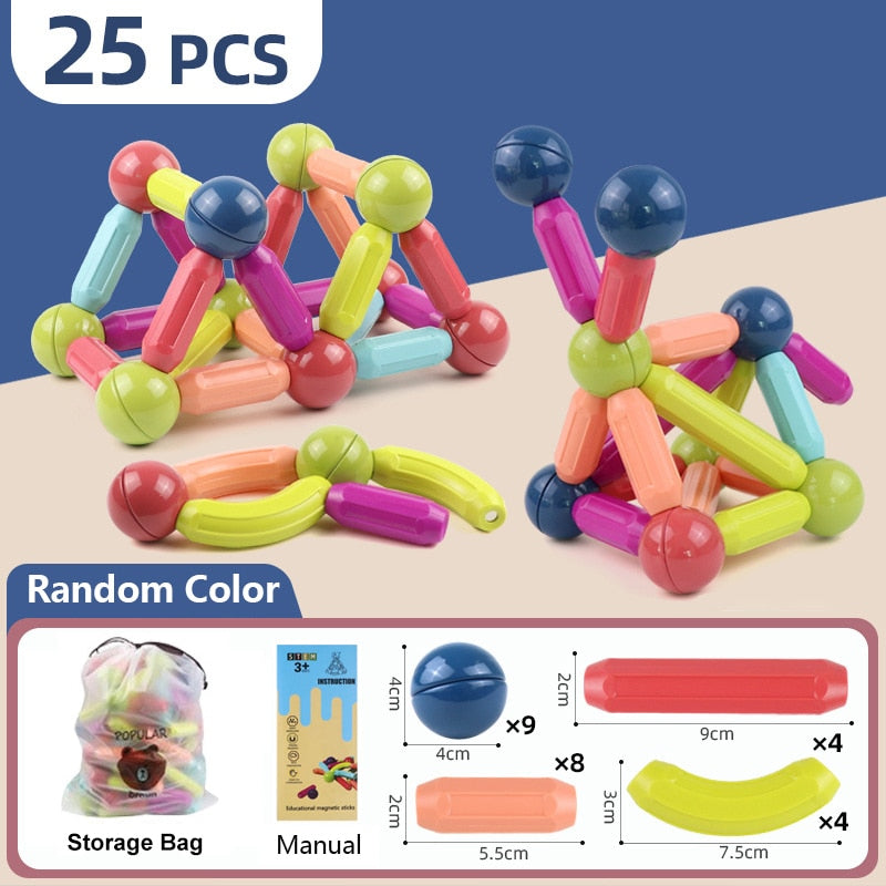 Educational Fun Magnetic Building Blocks