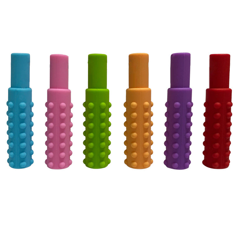 Silicone Mace Shaped Teether Chewing Sensory Necklace