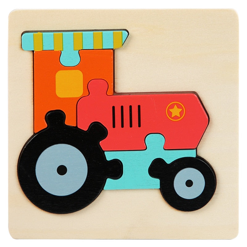 Educational 3D Jigsaw Puzzle