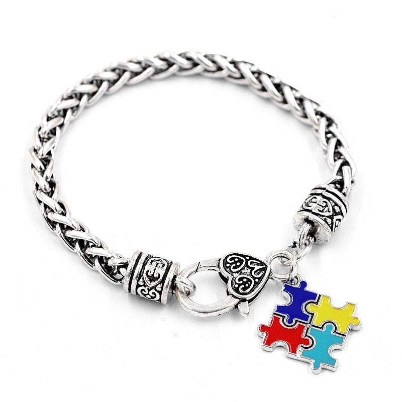 Autism Awareness Charm Bracelet