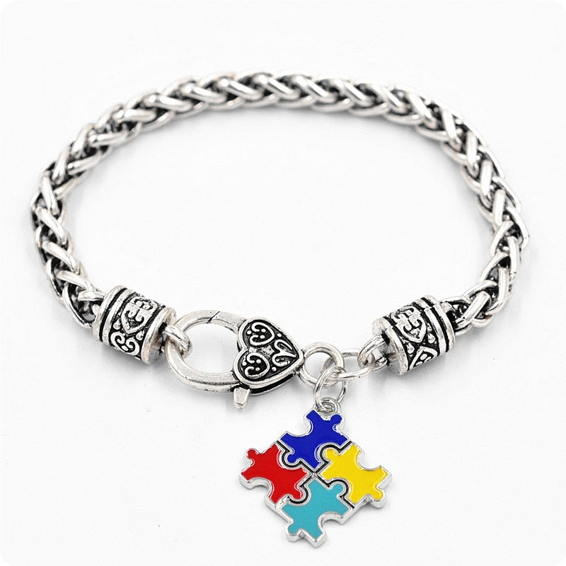 Autism Awareness Charm Bracelet