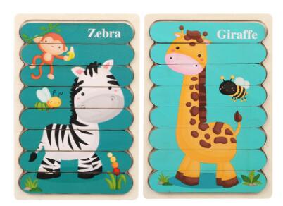 Double Sided Strip 3D Puzzles educational