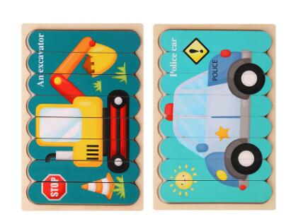 Double Sided Strip 3D Puzzles educational