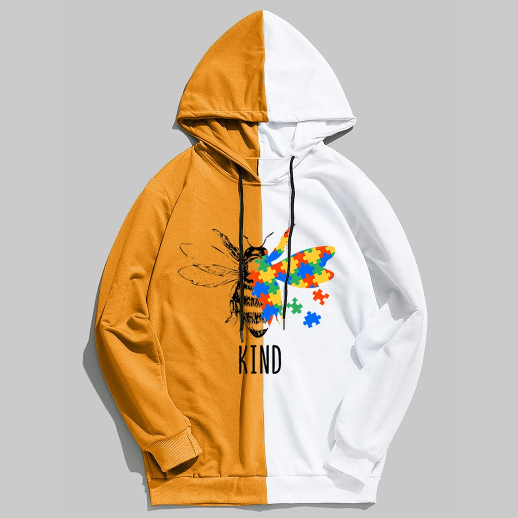 Autism Awareness Bee Kind hoodie